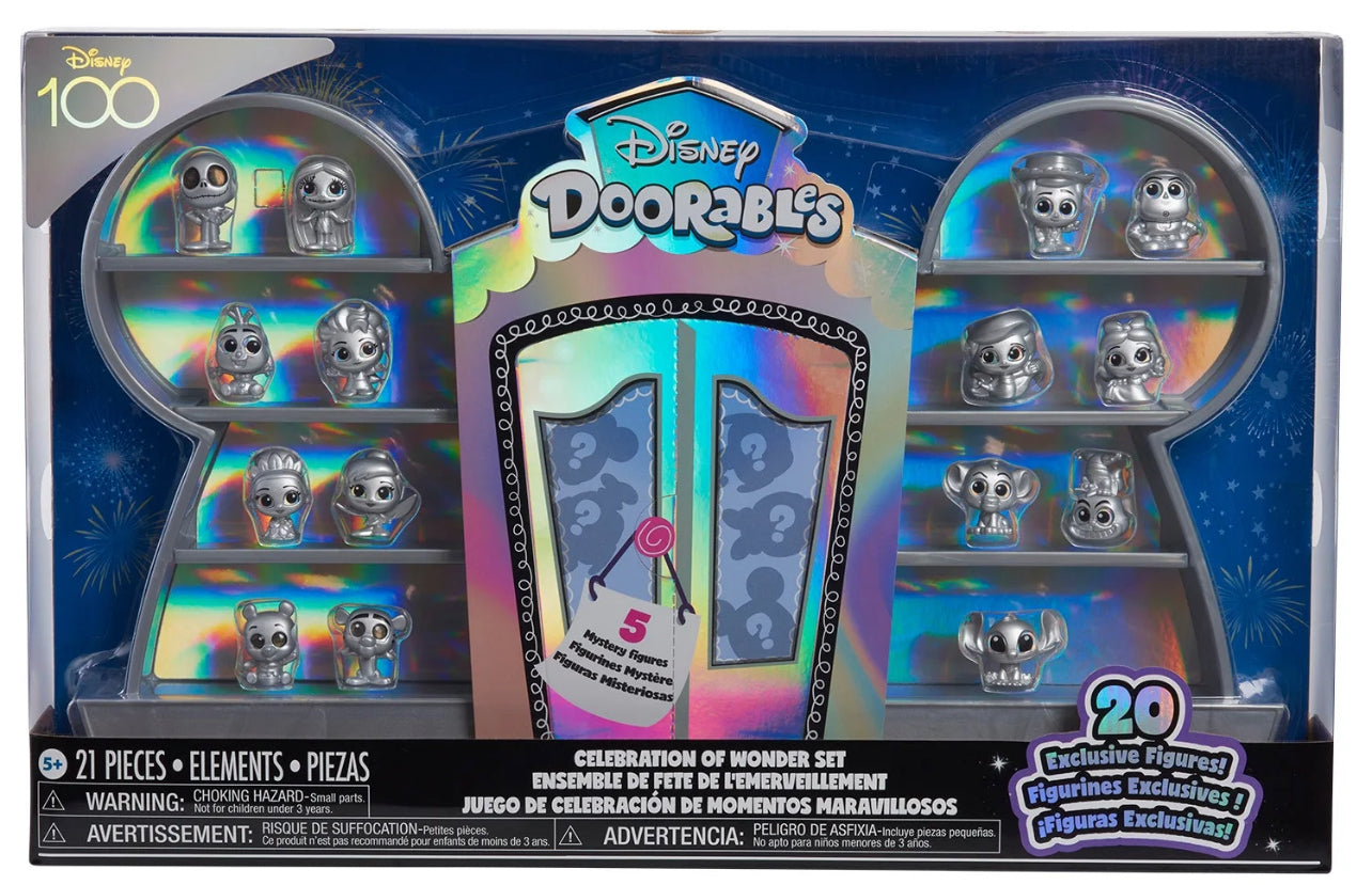 Doorables Disney100 Celebration of Wonder Set, 21-piece Collectible Figure Set