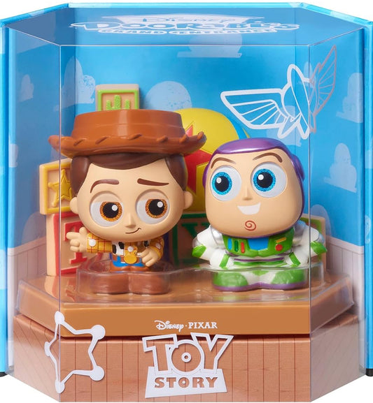 Doorables, New Grand Entrance 3-inch Collectible Figures Buzz Lightyear and Woody