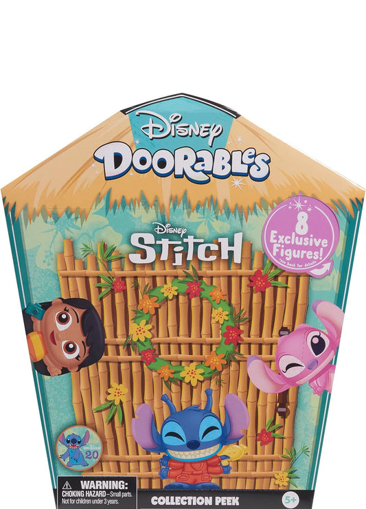 Doorables Stitch Collection Peek, 8-pieces, 1.5-inch tall Collectible Figurines,