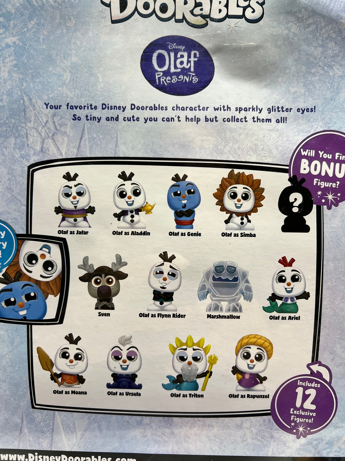 Disney Doorables Olaf Presents Collection Peek de