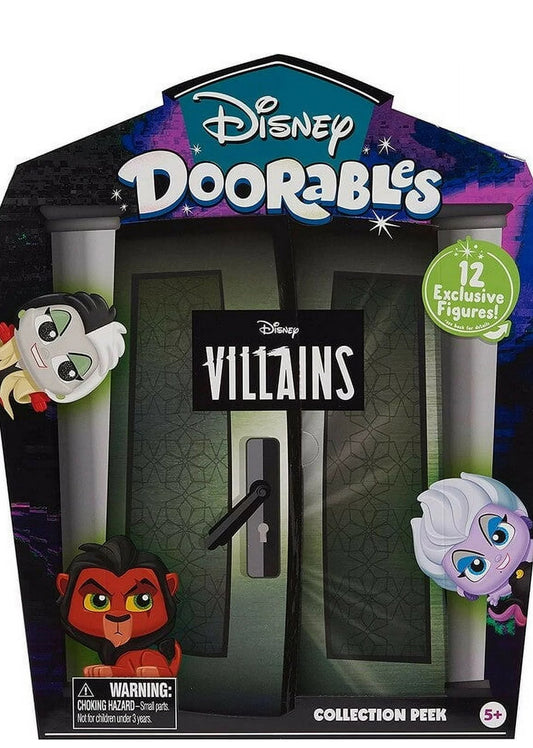 Doorables Villain Collection Peek, Includes 12 Exclusive Mini Collectible Figures